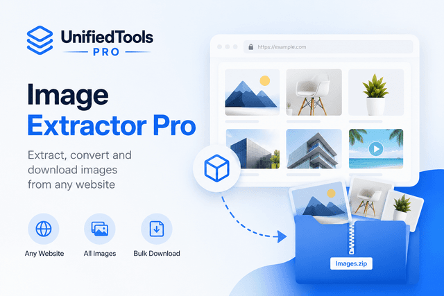 Extract Images from Any Website in One Click with Image Extractor Pro